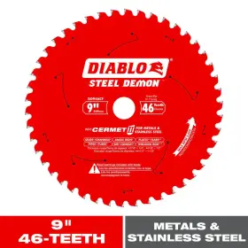 Diablo 445039457402 9 Inch X 46-teeth Steel Demon Cermet Ii Saw Blade For Medium Metal