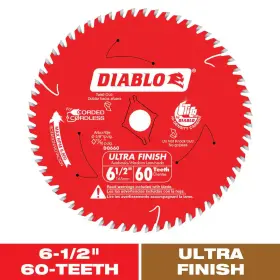 Diablo 445049319363 6-1/2 Inch X 60 Teeth Ultra Finish Saw Blade