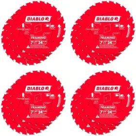 Diablo 711181471243 7-1/4 Inch X 24t Pro Saw Blade 12-pack