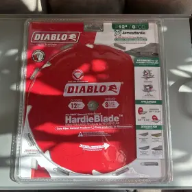 Diablo 726084629417 12 Inch X 8-tooth Polycrystalline Diamond Tipped Fiber Cement Circular Saw Blade