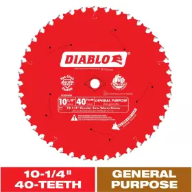 Diablo 744759830005 10-1/4 Inch X 40-teeth General Purpose Beam Saw Blade