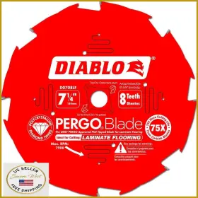 B00w7dlmdw Diablo Pcd Laminate Flooring Blade - Durable Precise Cuts For Vinyl And