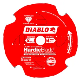 Diablo B07236n33b Pcd Fiber Cement Hardieblade Non-stick Perma-shield Coating - 5 Diameter