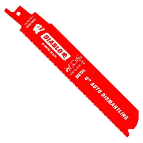 B072bxt2s3 Diablo Bi 6in Metal Reciprocating Saw Blades Auto Dismantling Ultra-hardened Edg