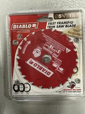 D053818wmx Diablo 5-3/8 Inch X 18-teeth Fast Framing Circular Saw Blade For Wood