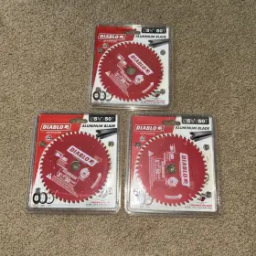 D0555050nmx Diablo 5-1/2 Inch 50t Aluminum Cutting Blades Lot Of 3 Non Ferrous New