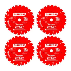 D0624da Diablo Fram Saw Blad 24t 6-1/2 Inch