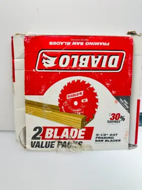 D0624vpx Diablo Wood Framing Circular Saw Blade 6-1/2 Inch Dia 24 Teeths 10-pieces