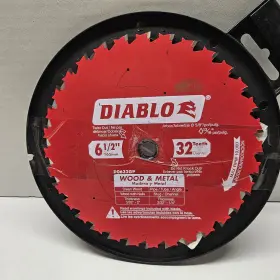 D0632gp Diablo 6 1/2 Inch 165mm Wood And Metal Blade 32 Teeth New