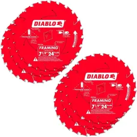 D0724r3 Diablo R3 Circular Saw Blade 7-1/4 Inch Carbide 24-teeth Wood Cut 6-pack
