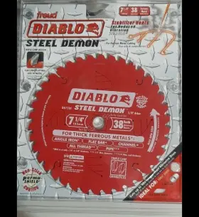 D0738f Diablo 7-1/4 X 38 Tooth Ferrous Cutting Blade