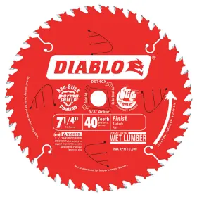 52xf68 Diablo D0740x Circular Saw Blade 7 1/4 In 40 Teeth