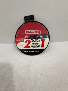 D0760p Diablo 7 1/4 Inch High Density Carbine 60 Teeth Blade - 2 Pack