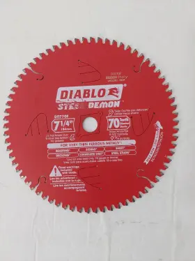 D0770da Diablo D0770fa Steel Demon 7 1/4 70 Teeth