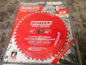 D0946cf Diablo New Steel Demon 9 Inch X 46t Cermet Ii Carbide Saw Blade Bn291