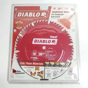 D1050x Diablo Freud 10 Inch X 50-teeth Combination Saw Blade For Wood