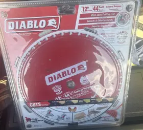 D12444x Diablo Circular Saw Blade Carbide 12 Inch X 44 Teeth General Purpose Wood 2 Pack