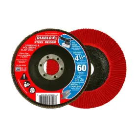 Dcx045060n01f Diablo 4-1/2 Inch 60-grit Type 29 Steel Demon Flap Disc For Metal