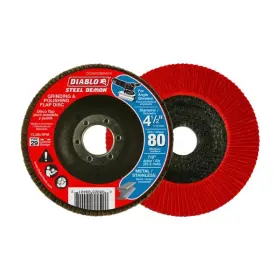 Dcx045080n01f Diablo 4-1/2 Inch 80-grit Type 29 Steel Demon Flap Disc For Metal