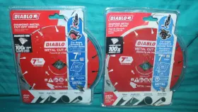 Ddd070dia101f Diablo 7 Inch Diamond Metal Cut-off Blades Usa - Lot Of 2