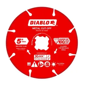 Ddx050dia101f Diablo 5 Inch X-lock Diamond Rimmed Metal Cut-off Disc