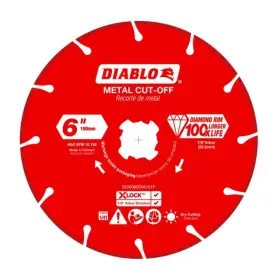 Ddx060dia101f Diablo 6 Inch X-lock Diamond Rimmed Metal Cut-off Disc