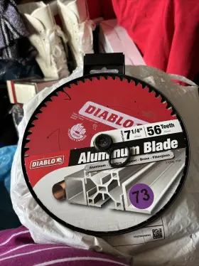 Do756nr Diablo Set Of 2 Aluminum Blade Circular Saw 7 1/4 X 56 New