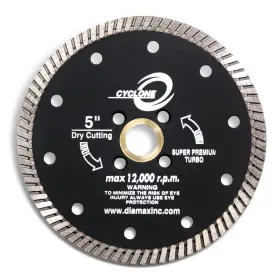 Tbs60 Diamax 6 Inch Cyclone Turbo Blade 5/8 - 7/8 20mm Arbor