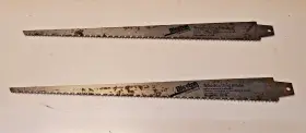 101w Disston 2 Qty. Of Woodcutting Blade Saw Sharp Teeth Model # Qty