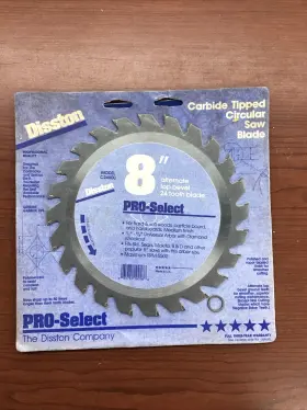 C24800 Disston 8 Inch Pro-select Model Carbide Tipped Circular Saw Blade