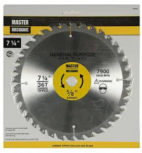 440867 Disston Company 10 Pack Smooth-cut Combo Circular Saw Blade 36 Teeth 7-1/4- Inch