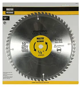 440933 Disston Company 5 Pack - Precision Cutoff Circular Saw Blade 60 Teeth 10- Inch -440933