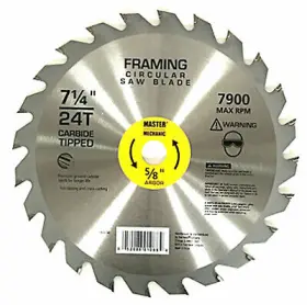 694374 Disston Company 10 Pack - Framing Combo Circular Saw Blade 24 Teeth 7-1/4- Inch -694374