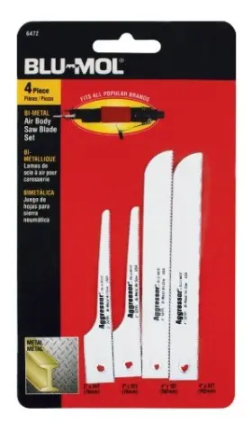 E0101319 Disston Blu-mol Air Saw Blade Assortment 4-piece