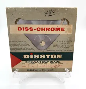 Ps-6405 Disston 6 1/2 Inch Planer Circular Saw Blade Diss-chrome 10 Sections Nos