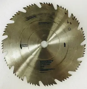 S714 Disston Hollow Ground New Old Stock Planer Blade 1/2 Inch -5/8 Arbor