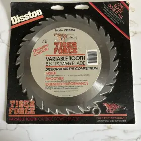 Vt32814 Disston Tiger Force 8 1/4 Inch Variable Tooth Circular Saw Blade. Model