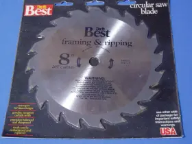 346535 Do-it-best 8 Inch 20 Tooth Carbide Circular Saw Blade Framing And Ripping Usa Made