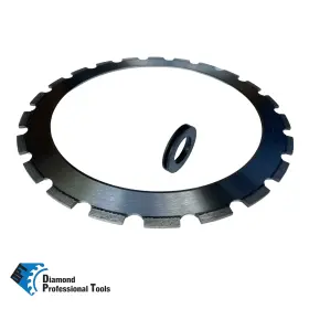 Saw-14 Dpt 638361125911 14 Inch Diamond Ring Saw Blade With Wheel For Concrete Cutting Heavy Duty Tools