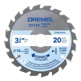 Dremel 000346678062 Blueprint 3-3/8 Inch X 20-tooth Carbide Compact Saw Blade For Wood