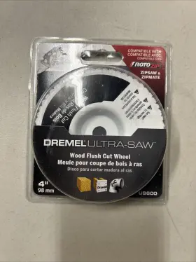 26157600aa Dremel Ultra Saw 4in Flush Cutting / Cut Off Wheel Us600 For Wood Drywall Pvc