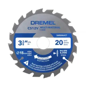Dremel 445033899888 Blueprint 3-3/8 Inch X 20-tooth Multi-material Carbide Compact Saw Blade For Wood
