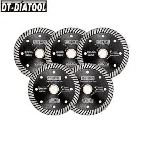 A027041016 Dt-diatool Dt 5165034 5 X 105mm Diamond Turbo Cutting Blade/wheel Grinder Discs For Granite Marble