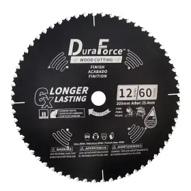 Duraforce 197644139705 12-inch 60-tooth Professional Finish Atb Saw Blade With Duraguard Anti-stick