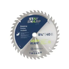 2110715 Eab Tool 059511110487 8 1/4 Inch X 40 Teeth Carbide Green Finishing Saw Blade - Recyclable