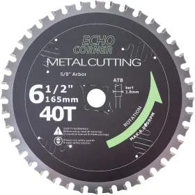 Echo Corner 711181790023 6-1/2 Inch Steel Cutting Circular Saw Blade For Sheet Plate Angle-iron Copper