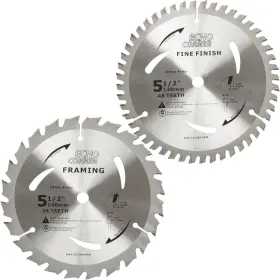 Dk140102448 Echo Corner 5-1/2 Inch 10mm Arbor Circular Saw Silver
