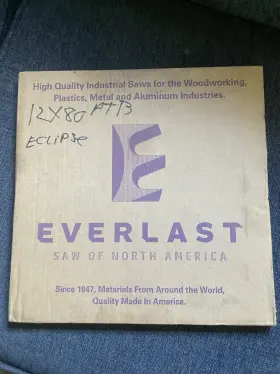 Spe-1280a Everlast New 12x80 Saw Blade