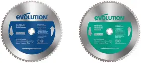 Evolution 313110569511 Power Tools 14bladest Steel Cutting Saw Blade 14-inch X 66-tooth Blu