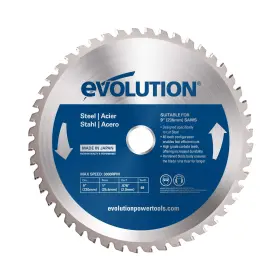 Evolution 787392627342 Power Tools 230bladest Steel Cutting Saw Blade 9-inch X 48-tooth